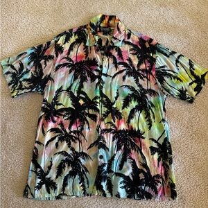 Tropical Tantrum Hawaiian Button Up Shirt